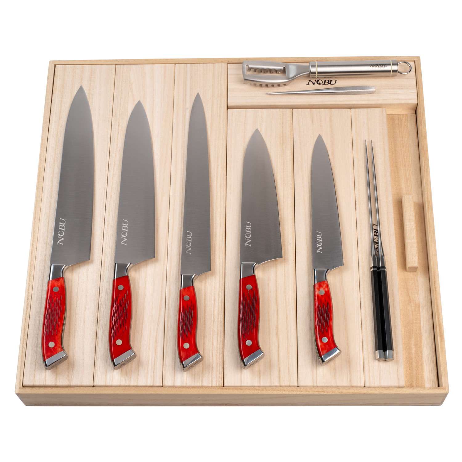 knives and cutting board image